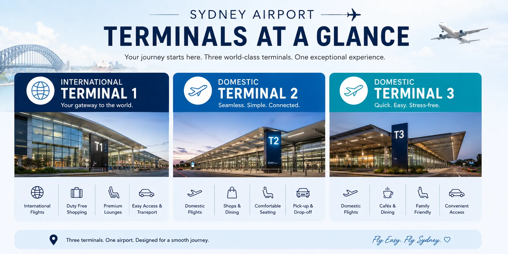 Chauffeured Sydney airport transfer vehicle at the terminal