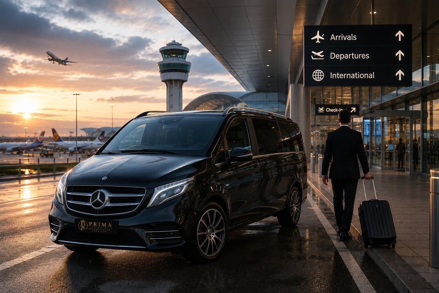 Mercedes V-Class airport transfer