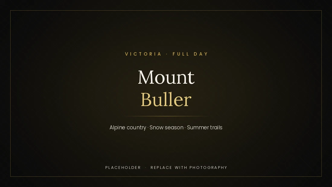 Mount Buller alpine resort &mdash; private chauffeured transfer and tour