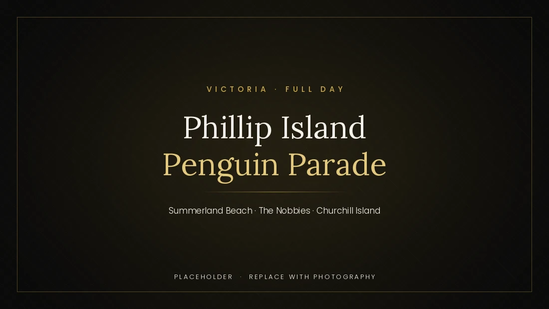 Phillip Island and the Penguin Parade &mdash; private chauffeured tour