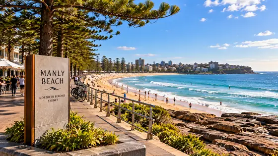 Manly Beach and the Corso